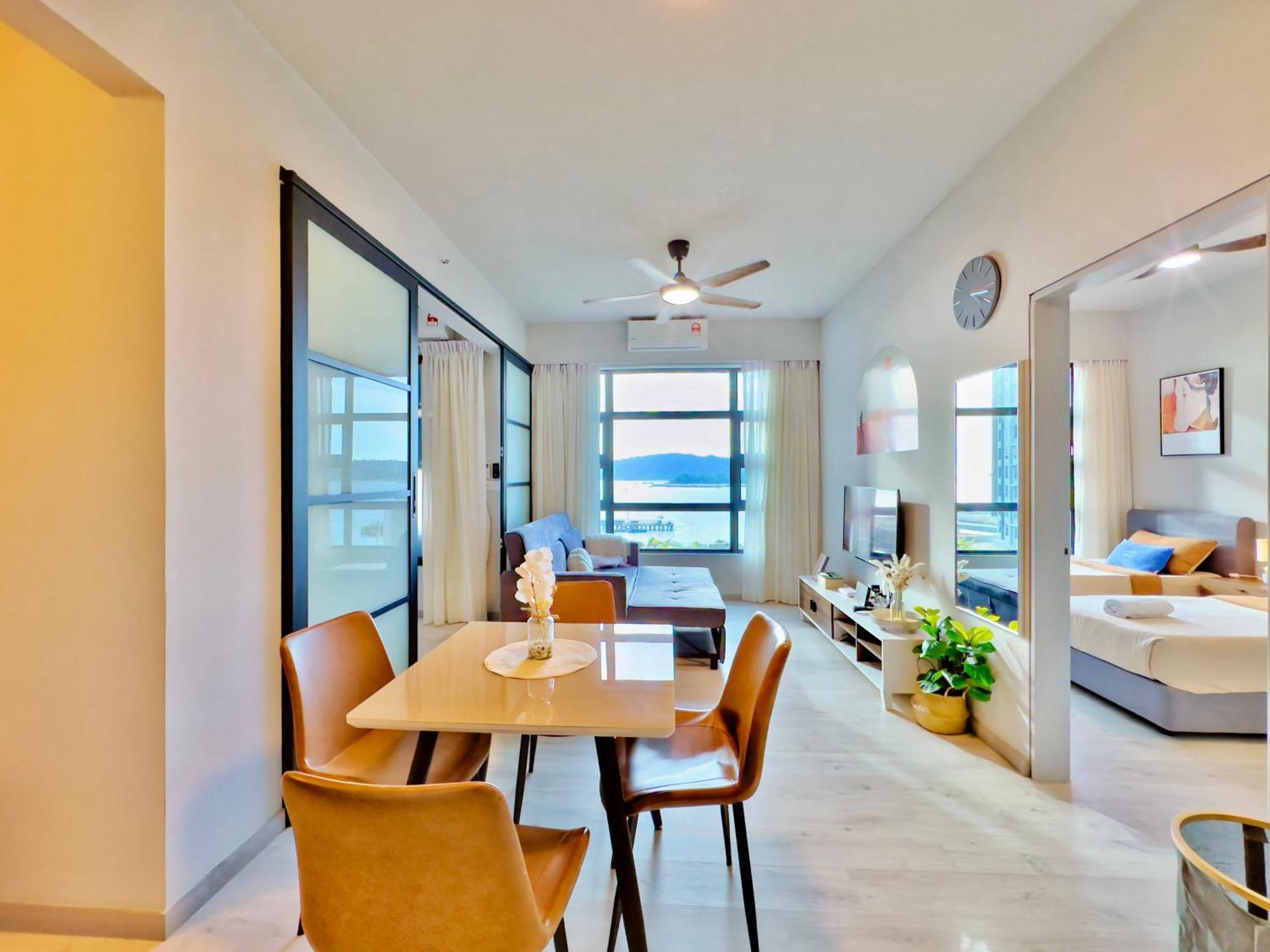 #6 Jesselton Quay City Pads Seaview By Zeluxo Kota Kinabalu Zewnętrze zdjęcie